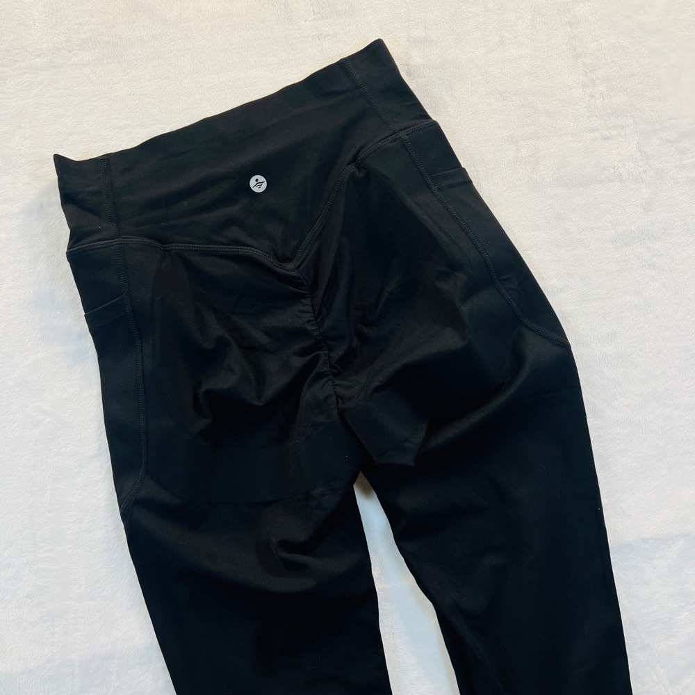 Halara Black High Waisted Scrunch Butt Leggings with Pockets XS